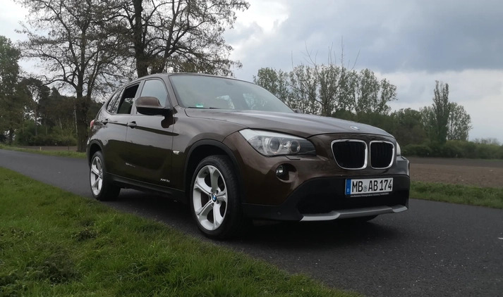 BMW X1 cena 30900 przebieg: 215000, rok produkcji 2009 z Siemianowice Śląskie małe 121